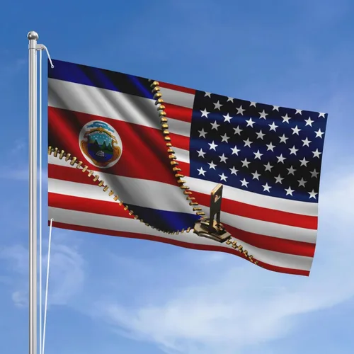 Miniatura 22 de Bandera de Estados Unidos y Colombia Colombiana Banderas para exteriores de 3 x 5 pies, tres capas de tela de costura de doble cara, impresión de 3