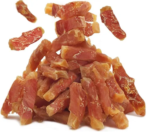 Miniatura 10 de MON2SUN Golosinas para perros sin pellejo de cuero, golosinas de batata envueltas en pato, sin gluten ni granos, golosinas para cachorros y perros
