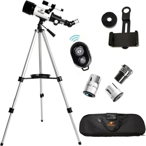 Miniatura 2 de Gskyer Telescopio, 2.756 in Apertura 15.748 in AZ Mount Astronómico Telescopio de refracción para niños principiantes - Telescopio de viaje