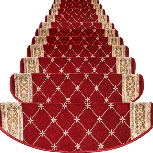 Miniatura 2 de Juego de 13 alfombras antideslizantes y lavables con parte trasera de goma antideslizante para interiores, tapetes de madera autoadhesivos