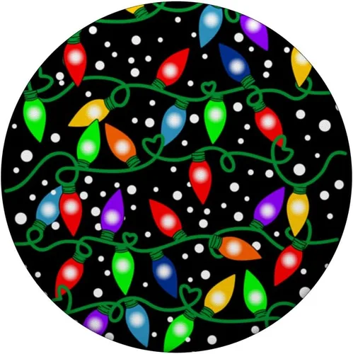 Miniatura 3 de Patrón de luces de Navidad colorido decoración PopSockets intercambiables PopGrip