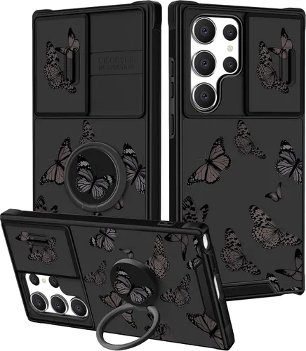Miniatura 202 de Funermei Funda para teléfono Samsung Galaxy Note 10 Plus – Funda femenina bonita para niñas, diseño inspirador estético con funda para cámara