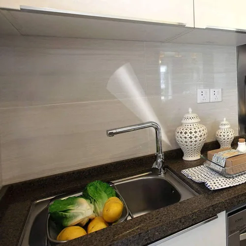 Miniatura 9 de COSNIGHT - Adhesivo impermeable a prueba de aceite para cocina, película de vinilo autoadhesiva, resistente a altas temperaturas, papel extraíble
