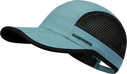 Miniatura 26 de GADIEMKENSD Sombrero plegable para hombre de ala larga con protección solar UPF 50+ Plegable Gris Claro