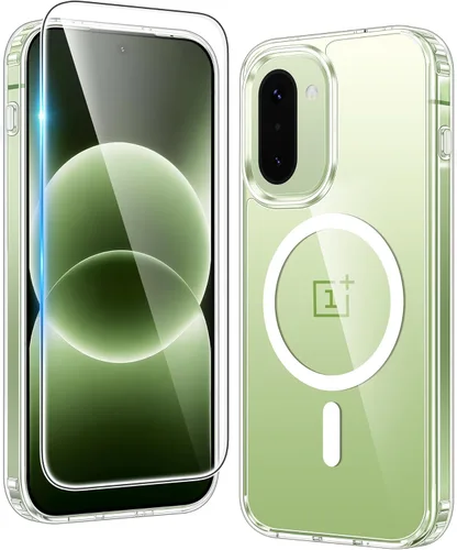 Miniatura 319 de FNTCASE Funda para iPhone 13 Pro-Max: Fundas magnéticas transparentes compatibles con Magsafe Slim anti amarillamiento protección contra caídas