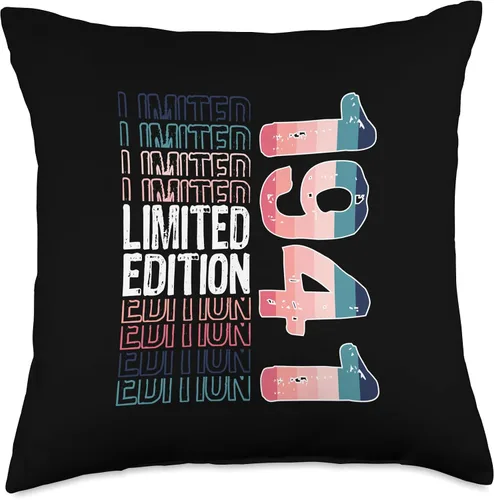 Miniatura 4 de Limited Edition Vintage 1941 Retro Birthday Throw Pillow