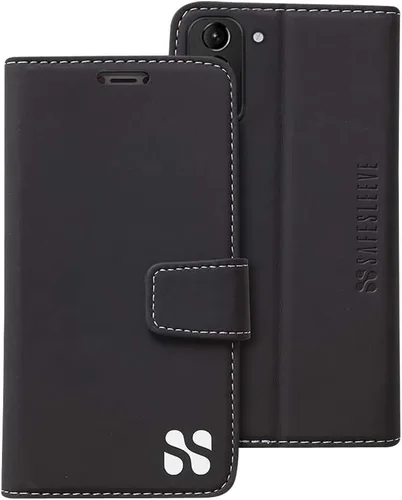 Miniatura 14 de SafeSleeve Funda para Galaxy Galaxy con protección contra radiación EMF: Galaxy Note 8 RFID Tarjetero de bloqueo de cartera, funda ajustable