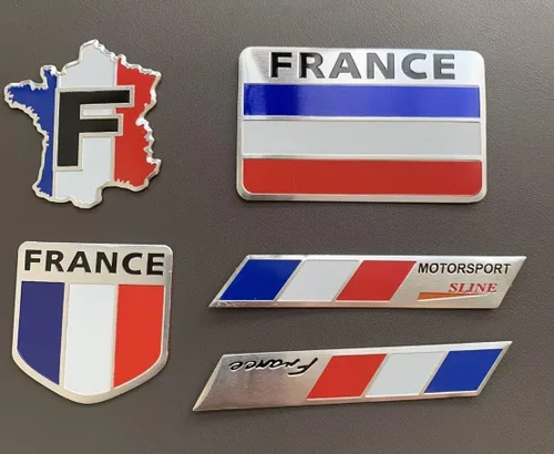 Miniatura 4 de 5 piezas de calcomanías de emblema de bandera de la Unión Jack británica de metal para autos, camiones y SUV, calcomanías patrióticas de la bandera