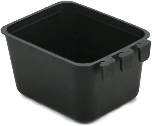 Miniatura 9 de The ROP Shop Paquete de 36 tazas de jaula negras para alimentación y agua para aves de corral, patos, pájaros, hámsteres