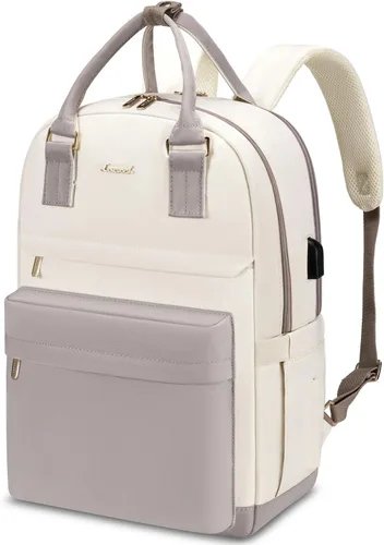 Miniatura 12 de LOVEVOOK - Mochila de computadora portátil para mujeres y niñas, mochila de 15.6 pulgadas impermeable para estudiantes, linda bolsa para libros