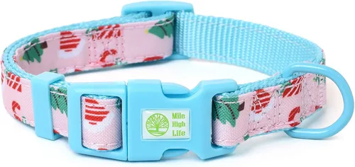 Miniatura 28 de Mile High Life Collares para perras hembras Lindo collar bandana Collares de tela de polialgodón suave para perros medianos Patrón de flores