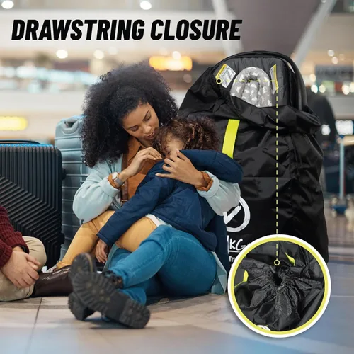 Miniatura 5 de V VOLKGO Bolsa de Viaje para Asiento de Coche para Avión con Correas Acolchadas de Mochila para el Hombro, Bolsa de Facturación en Puerta, Bolsas