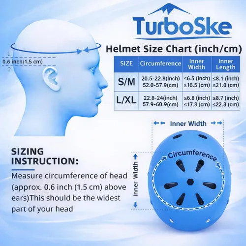 Miniatura 7 de Casco de patineta, casco BMX, casco multideporte, casco de bicicleta para niños, jóvenes, hombres, mujeres Azul