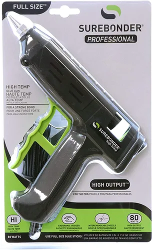 Miniatura 5 de Serie profesional HE-750W pistola de pegamento caliente de alta temperatura de tamaño completo de 80 vatios