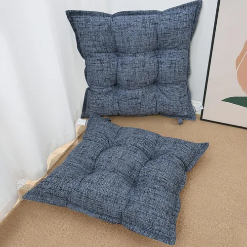 Miniatura 25 de SINSOSSO - Almohadas de suelo grandes de 22 pulgadas, de espuma viscoelástica, cuadradas, antideslizantes, para respaldo de oficina, yoga, asiento
