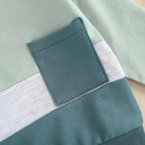 Miniatura 71 de Conjunto de ropa de otoño e invierno para bebé y niño, sudadera larga con capucha y pantalones para niños pequeños, 6, 12, 18, 24 meses, 2T
