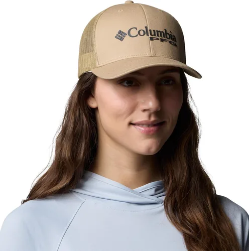 Miniatura 688 de Columbia - Gorra de malla con bandera con árboles unisex para adultos, corona alta