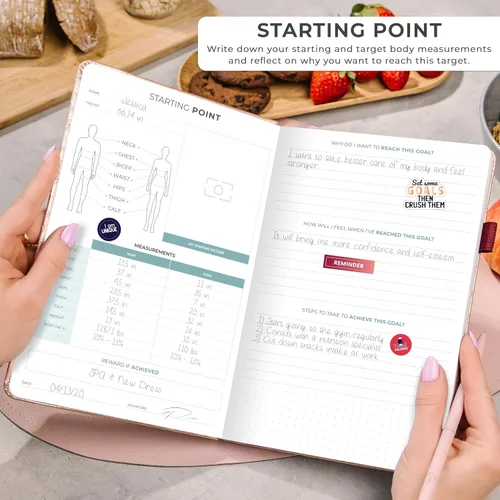 Miniatura 4 de Clever Fox Agenda semanal de comidas, diario de preparación de comidas semanal y diario con listas de compras y comestibles para planificación