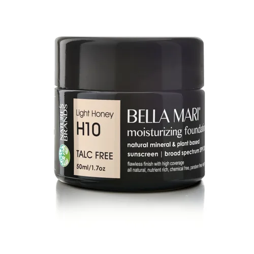 Miniatura 5 de Bella Mari - Base hidratante natural, color beige claro (B10); plástico sin PBA de 2