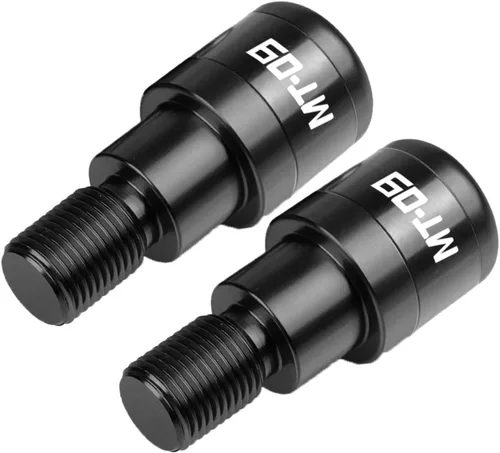 Miniatura 15 de Para Yamaha MT-09 FZ-09 2014 2015 2016 MT09 FZ09 MT FZ 09 Accesorios de motocicleta Manillar Grips Mano extremos Cap (Color : A Negro)