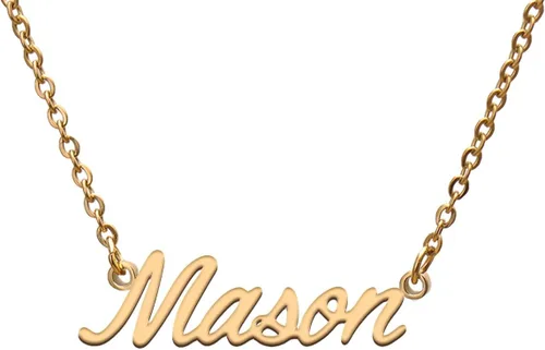 Collares con etiquetas de nombres para ella, él, amigos y familiares, joyería de recuerdo para relaciones, regalo sentimental