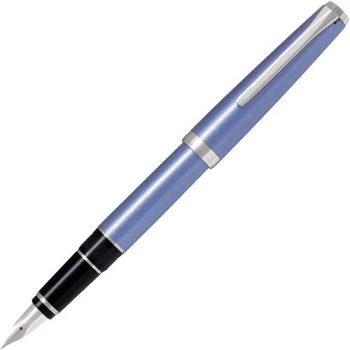 Miniatura 10 de PILOT Pluma estilográfica Metal Falcon Collection, barril negro, punta extrafina (60461)