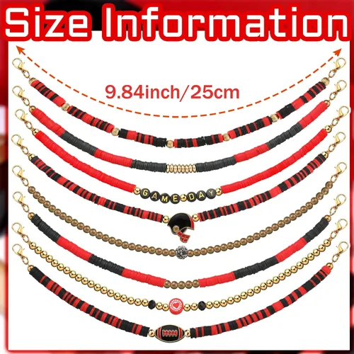 Miniatura 4 de Geyoga 9 unidades de cadenas para sombrero de camionero, dijes de sombrero de camionero para mujeres y hombres, decoración de billetes, cadena