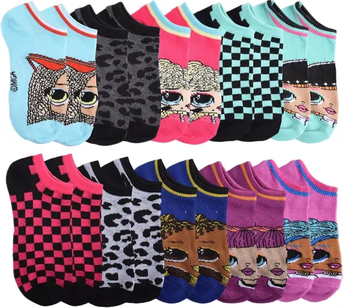 Miniatura 2 de L.O.L. Surprise! Calcetines Omg Dolls No Show para mujer