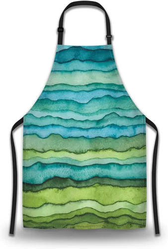 Miniatura 21 de Delantal de Ama de Casa para Mujeres Gato Colorido Abstracto Divertido Delantales para Hombres para Cocina Cocinar Restaurante BBQ Pintura