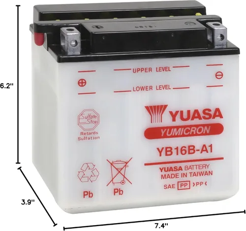 Miniatura 2 de Yuasa YUAM22161 YB16B-A1 Batería