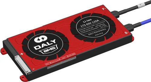 Miniatura 27 de DALY BMS Smart BMS 48V LiFePO4 30A 15S Batería de litio PCB placa de protección con cables de equilibrio para 18650 LiFePO4 3.2V batería de celdas