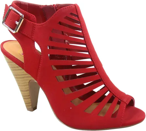 Miniatura 2 de FZ-Shaky-s - Sandalias de tacón grueso para mujer, con tiras y puntera abierta