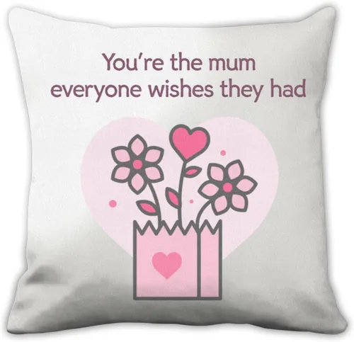 Mom Birthday Gifts Velvet Pillow Covers 18X18 Best Mom Presents Valentines Day Gifts Mothers Day Presents from Daughter Son Mum Mama Gift Moms Gift