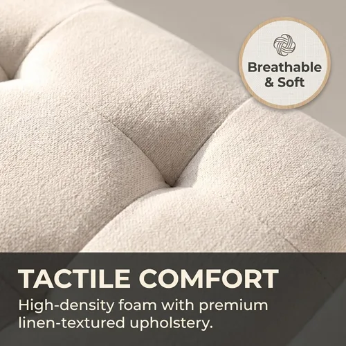 Miniatura 3 de STHOUYN Silla decorativa para sala de estar con patas de madera maciza, silla de lectura moderna de mediados de siglo para dormitorio, sillón cómodo