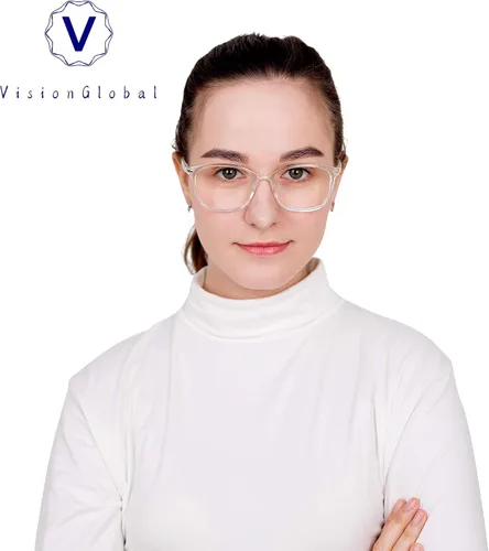 Miniatura 5 de Lentes con bloqueo de luz azul, antifatiga, antirreflejo, adecuados para lectura, computadora, televisión, elegante montura cuadrada, unisex