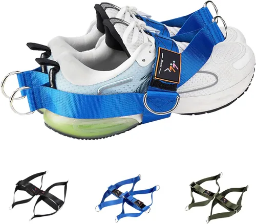 Miniatura 8 de Paquete de 2 correas de pie para máquina de cable, accesorios de fitness, correas de tobillo, glúteos, retroceso, ejercicio de pierna para máquinas
