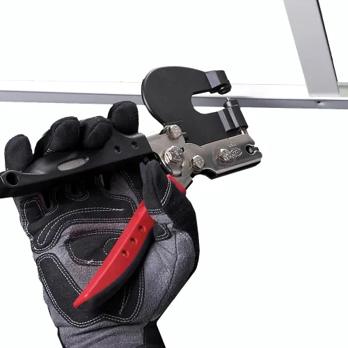Miniatura 2 de Malco HP18KR Kit de punzón manual de metal – Incluye punzones de 1/8 y 3/16 pulgadas + troqueles, chapa de hasta calibre 22, marco fundido a
