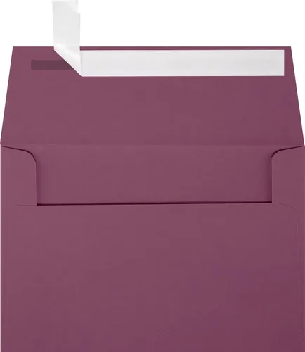 Miniatura 12 de LUXPaper Sobres de invitación A4 Despegar y prensar 4 1/4 pulgadas x 6 1/4 pulgadas Rosa caramelo Texto de 80 libras 50 unidades Rosa