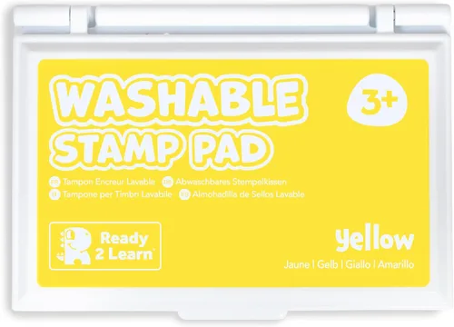 Miniatura 10 de READY 2 LEARN Almohadilla de sello lavable para niños, verde, almohadilla de tinta no tóxica para sellos, resistente a la decoloración, para decorar