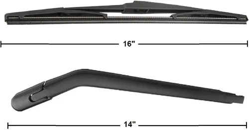 Miniatura 9 de Cuchilla del brazo del limpiaparabrisas trasero para Toyota CHR C-HR 2018-2020 Calidad OEM 85241-10040 2M PLASTIC