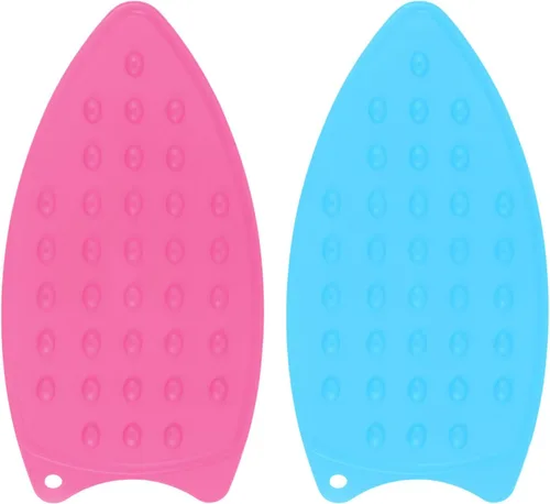 Miniatura 15 de HARFINGTON 2 almohadillas de silicona para planchar multiusos, resistente al calor, placa de descanso de hierro para tabla de planchar, resistente