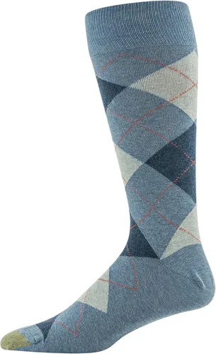 Miniatura 3 de GOLDTOE Men's Carlyle Argyle Crew Dress Socks, 3-Pairs