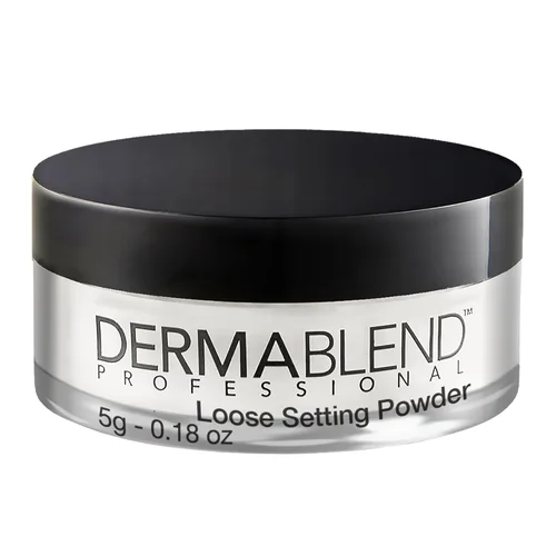 Miniatura 9 de Dermablend Polvo de ajuste suelto, polvo facial de maquillaje y polvo de acabado para tonos de piel claros, medianos y bronceados