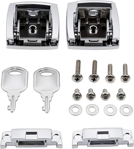 Miniatura 4 de Cerrojo para maletero Tour Pack Pak Compatible con Harley Touring Electra Glide 1988-1999 2000-2013