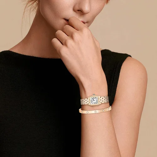 Miniatura 4 de Relojes dorados para mujer, delicado juego de pulsera para mujer, cuarzo japonés