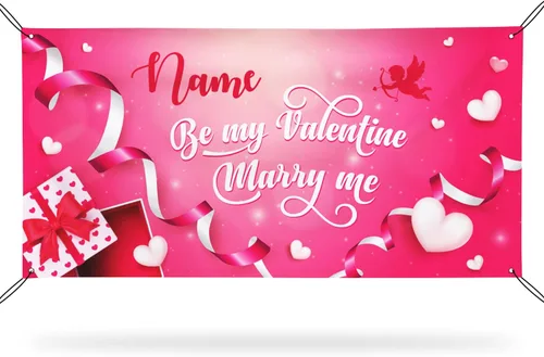 Miniatura 10 de Cartel personalizado para el día de San Valentín, letrero de vinilo personalizado para decoración de San Valentín, decoración de feliz San Valentín