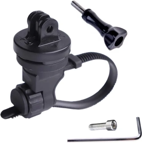 Bicicleta deporte cámaras de acción adaptador montaje liberación rápida montaje manillar delantero para Her.o D Ji Insta 360 cámaras Thumbscrew