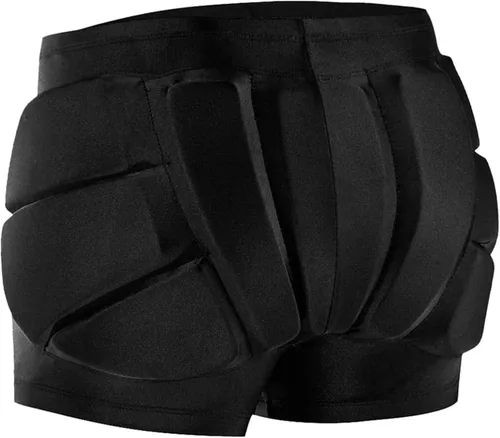 Pantalones cortos con almohadilla para el trasero para patinaje, snowboard, esquí, hockey, pantalones cortos acolchados con protección para la