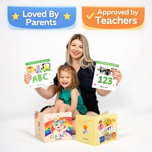 Miniatura 6 de TOYVENTIVE Libros educativos, tarjetas flash y rompecabezas: regalos de cumpleaños para niños de 1, 2, 3 y 4 años, juguetes de aprendizaje