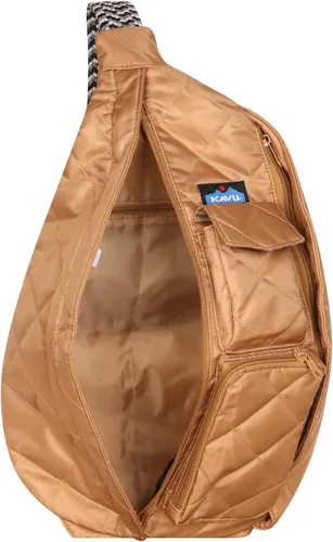 Miniatura 3 de KAVU Original Rope Puff Diamond Quilted Mini Sling Pack - Taupe, gris topo, Compacto